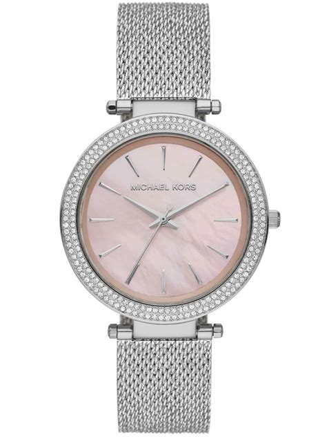 michael kors watch pearl face|pink mk watch.